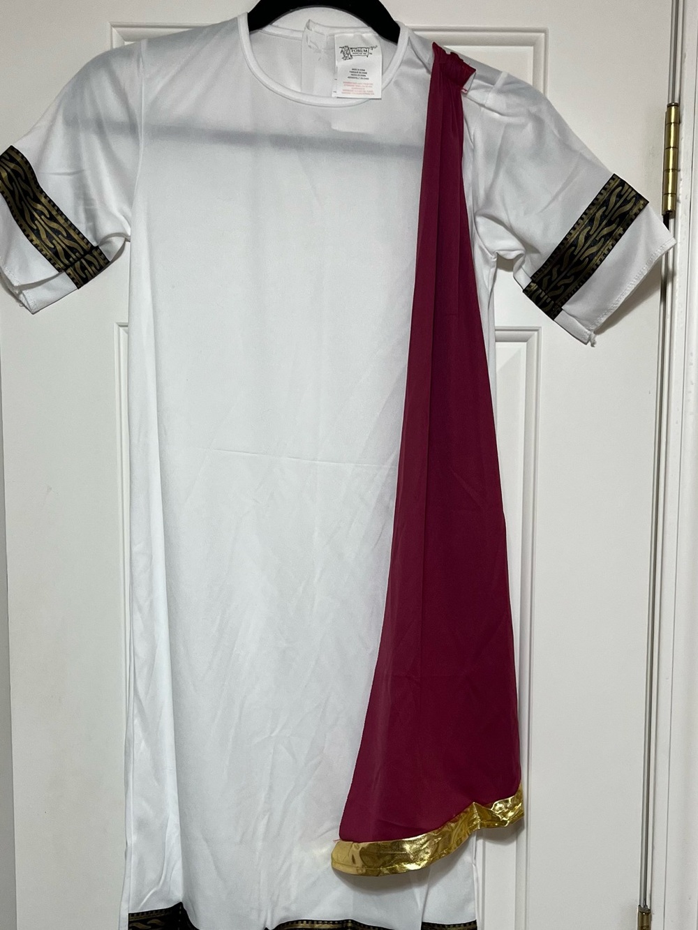 Adult Roman toga costume  with wreath -large